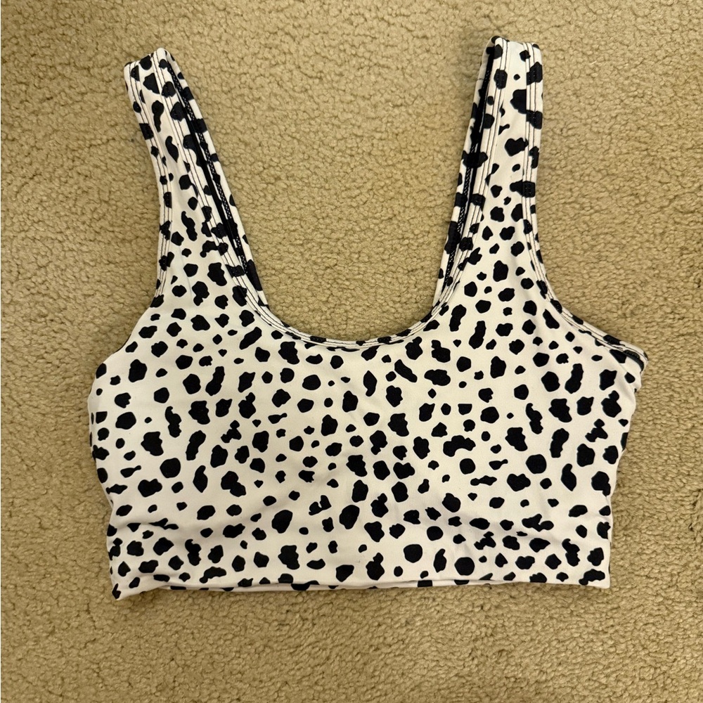 Balance Athletica Black and White Spotted Top